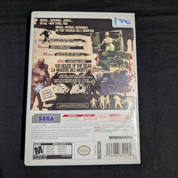 The House of the Dead: Overkill (Nintendo Wii, 2009) Manual Tested & Works - Picture 3 of 6